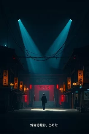 《七号观测站》竖版封面，极地雪原上的观测站轮廓